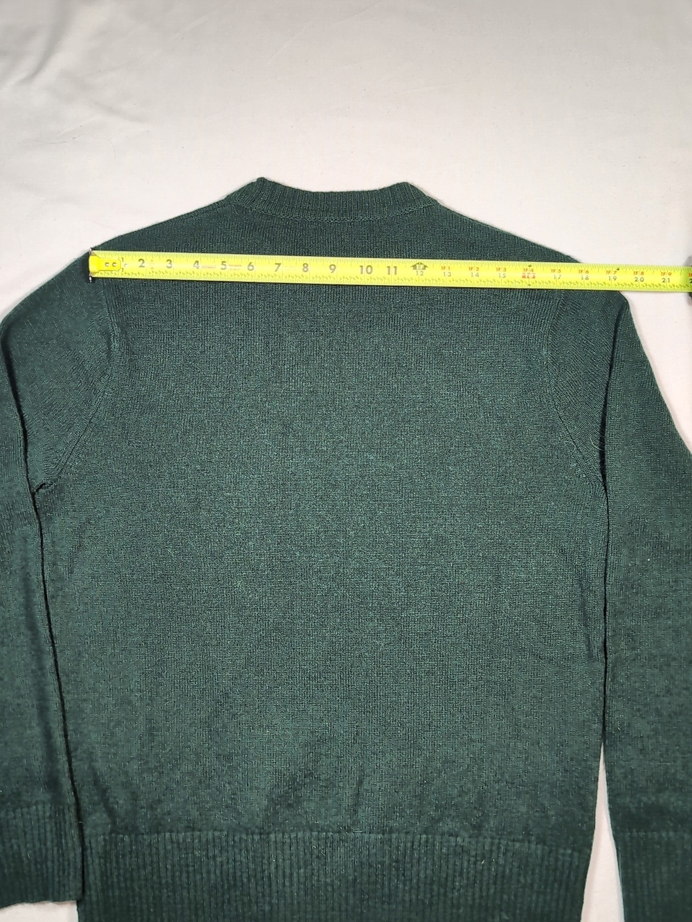 J. Crew Forest Green Crewneck Sweater - Picture 3 of 6